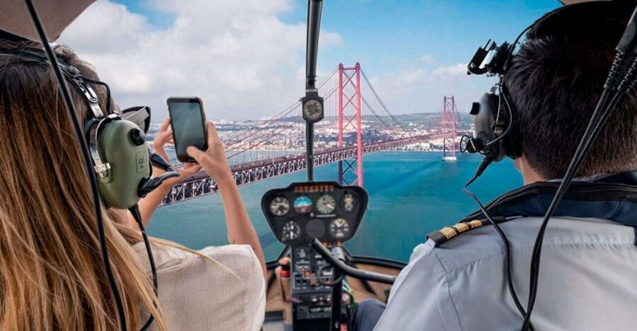 Lisbon: Helicopter Ride, Boat Trip, & Old Town Walking Tour - Starting in Rossio, Lisbon’s grand urban room