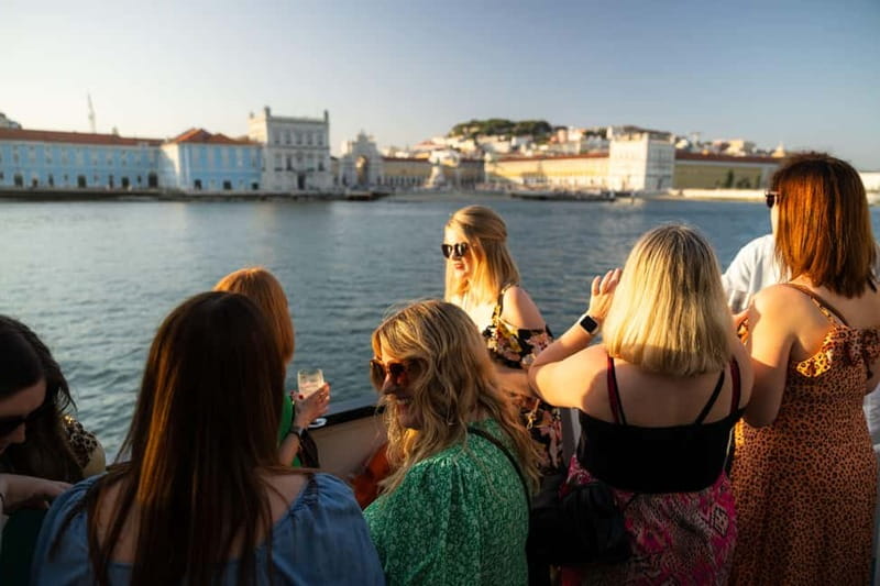 Lisbon: Sunset Boat Tour with Music and Drinks - Jerónimos Monastery from the river