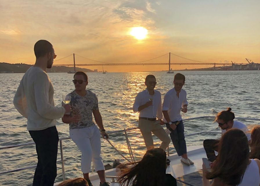 Lisbon: Sunset Cruise with Drinks - Central Lisbon from the river