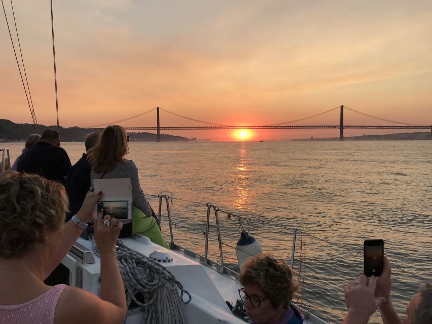 Lisbon: Sunset Sailing Cruise with Wine - Setting out from Lisbon’s waterfront