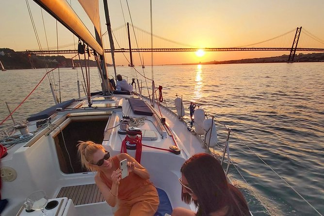 Lisbon: Sunset Sailing with Portuguese Wine and History - Sailing toward the Monument to the Discoveries