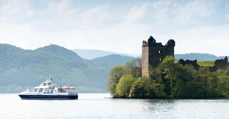 Loch Ness: Urquhart Castle Round-Trip Cruise - Boarding the Modern Boat