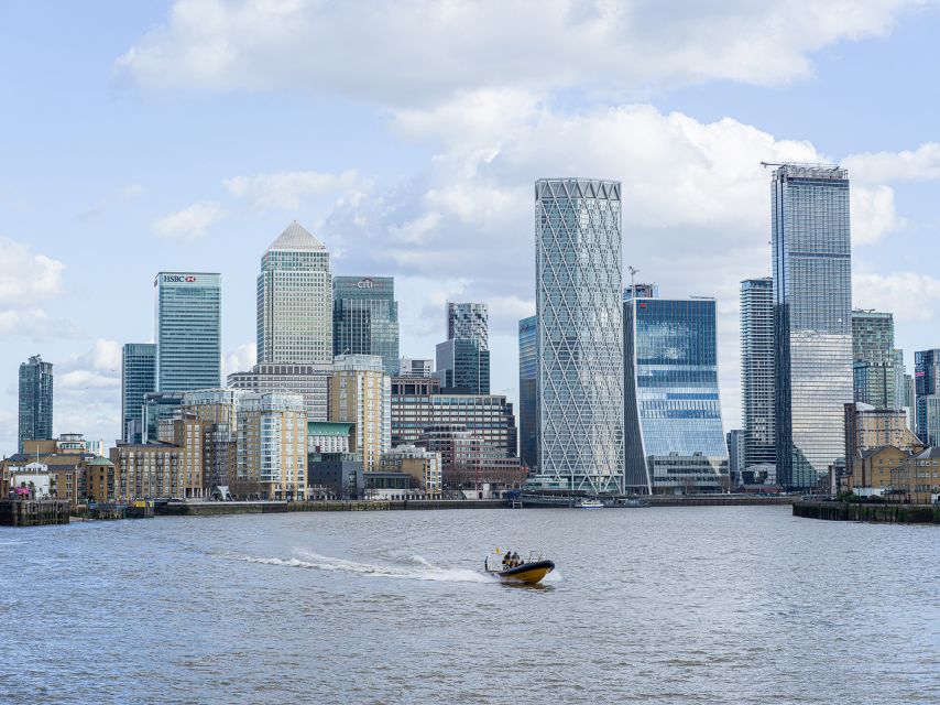 London: 70-Minute Thames Barrier Speedboat Tour - From Westminster or Embankment to the open river