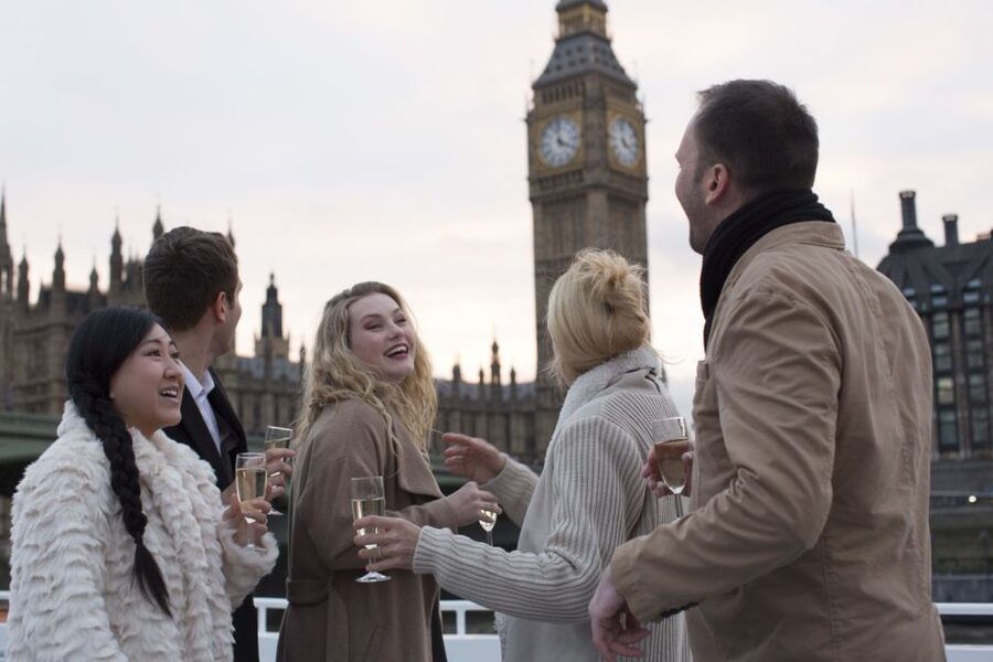 London: River Thames Evening Cruise with Bubbly and Canapés - Canapés, Bubbly, and the Cash Bar
