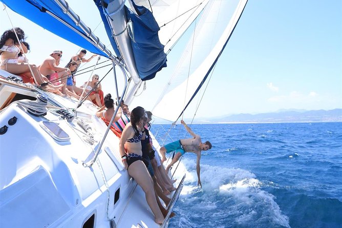Los Cabos Luxury Sailing, Snorkel and Lunch Cruise - Sailing from the marina toward Cabo’s famous Arch