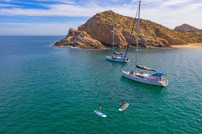 Los Cabos Luxury Sailing, Snorkel and Lunch Cruise - The return sail and views of Cabo’s coast