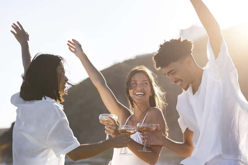 Malaga: Catamaran Sunset or Night Cruise w/ Live DJ & Drink - From Malaga Port to open water