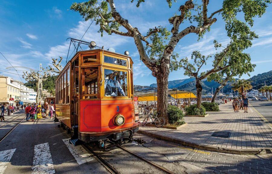 Mallorca: Full-Day Island Tour by Train, Tram, and Boat - The historic train back across Mallorca