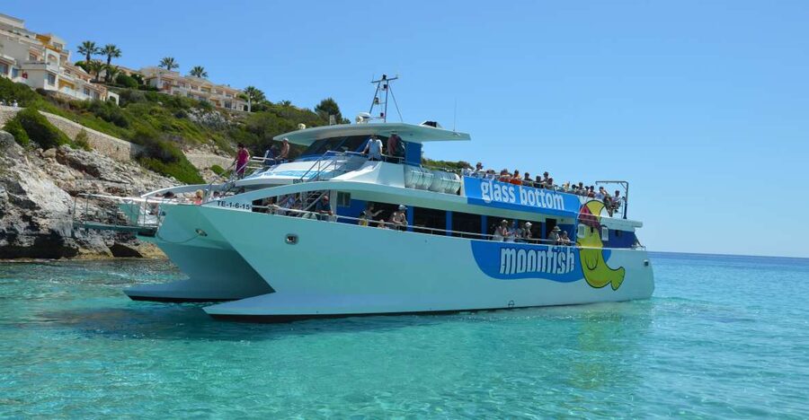 Mallorca: Glass-Bottom Catamaran Along the East Coast - The beaches and caves you will see