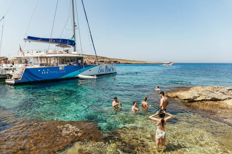 Malta: Blue Lagoon, Beaches & Bays Trip by Catamaran - Leaving Sirens Quay for Malta’s coast