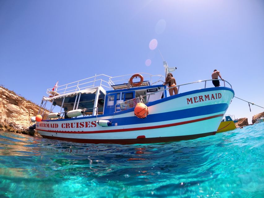 Malta: Comino Blue Lagoon Boat Tour, Sea Caves & Swim Stops - Crystal Lagoon and St. Mary’s Caves by smaller boat