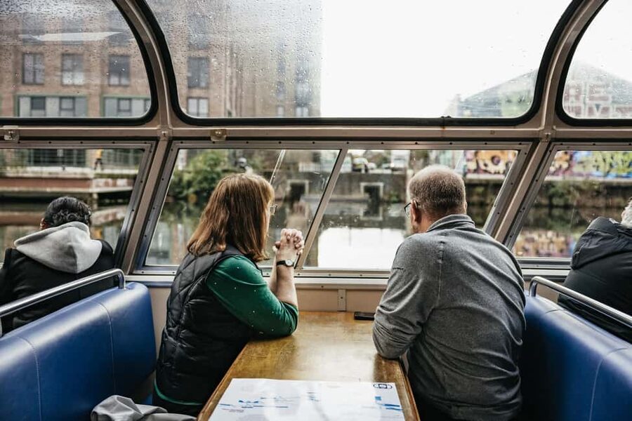 Manchester: Canal & River Cruise - Starting under the Millennium Lift bridge at Salford Quays