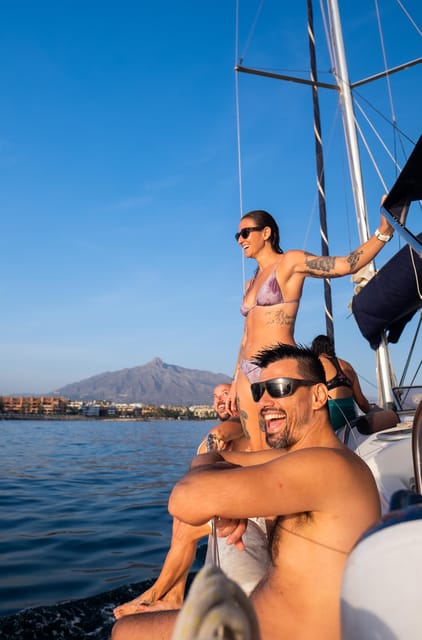 Marbella: Sailing & Dolphin Watching with Snacks and Drinks - Views Toward Marbella, Gibraltar, and Africa