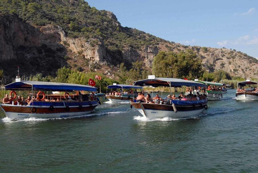 Marmaris: Dalyan Cruise, Turtle Beach & Mud Baths with Lunch - Köyceğiz Lake and the return through the waterways
