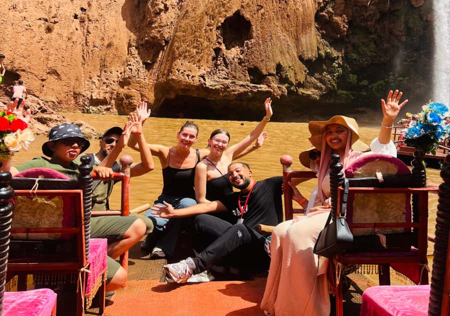 Marrakech: Day Tour to Ouzoud Waterfalls with Boat Trip - Arriving above the Ouzoud Waterfalls