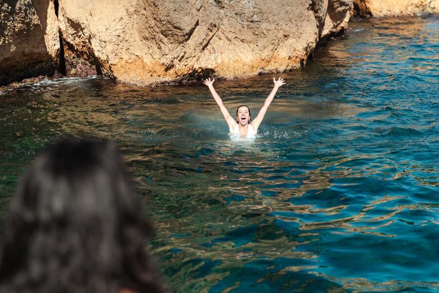 Marseille: Côte Bleue Calanques Boat Tour with Swimming - Eaux Salées: the first chance to swim