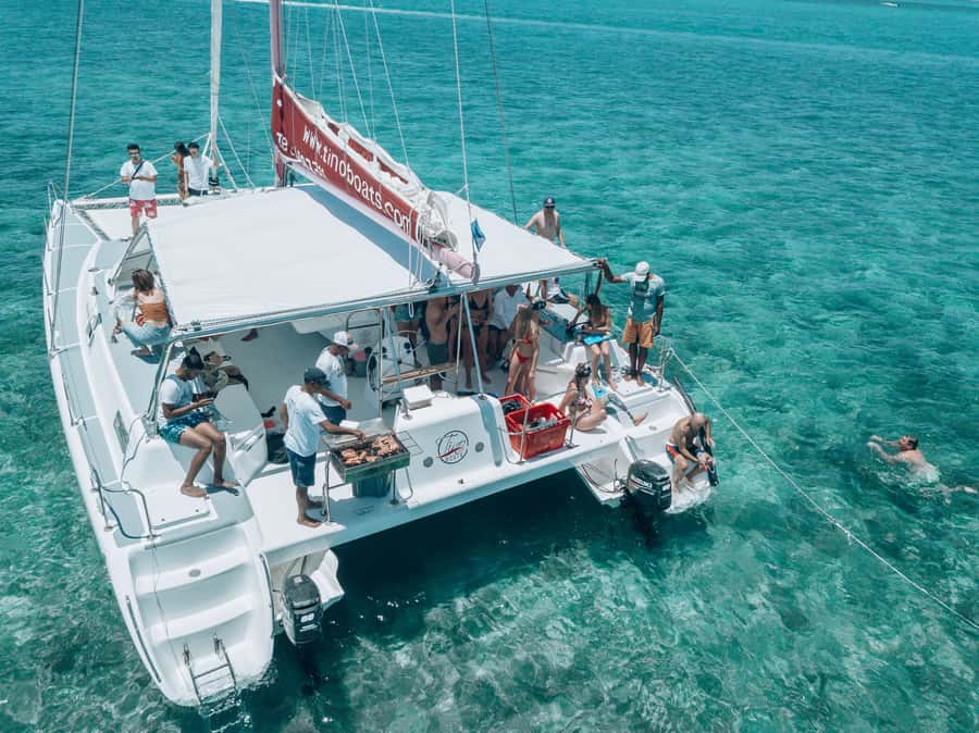 Mauritius: Catamaran Day Cruise to lle aux Cerfs with Lunch - Snorkeling in the Mauritius lagoon