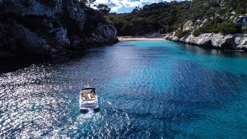 Menorca: Hidden Gems of South Coast Cruise - Mitjana and Mitjaneta close the coastal picture