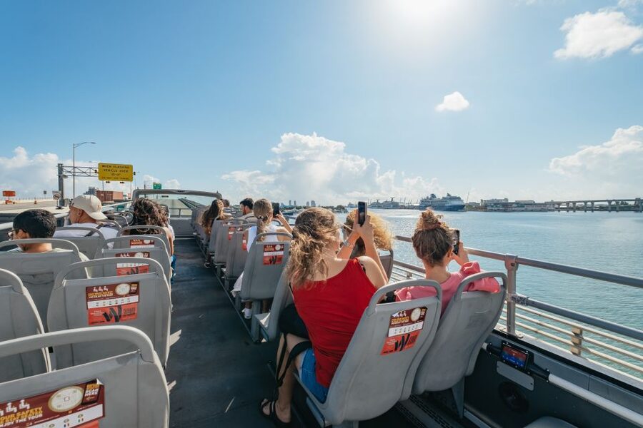 Miami: Half-Day Open-Top Bus Tour Plus Biscayne Bay Cruise - Heat, comfort, and accessibility