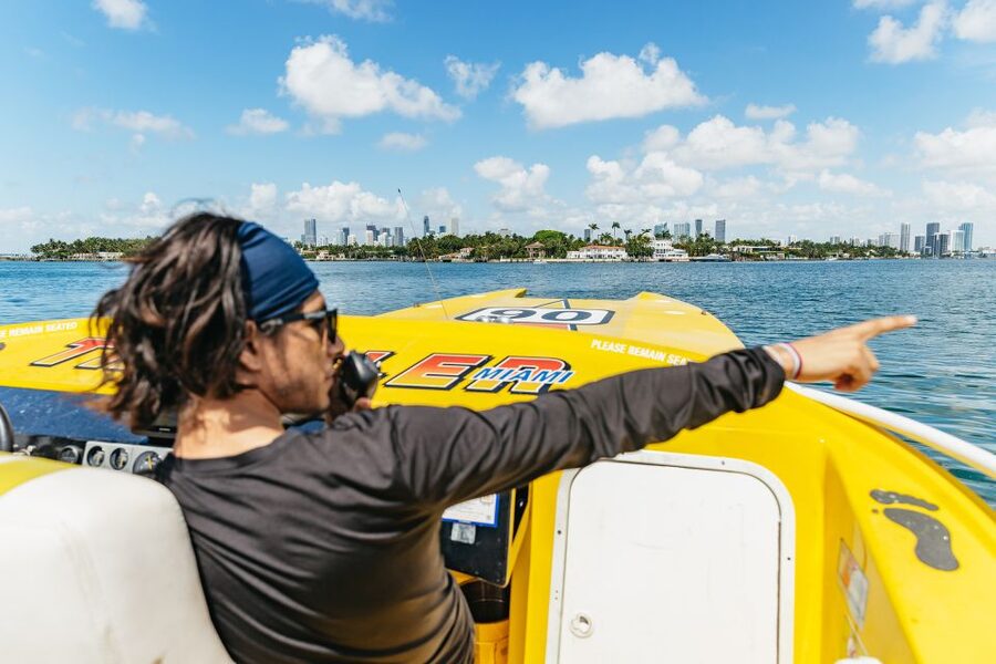 Miami: Sightseeing Speedboat Tour - The Miami skyline sets the scene