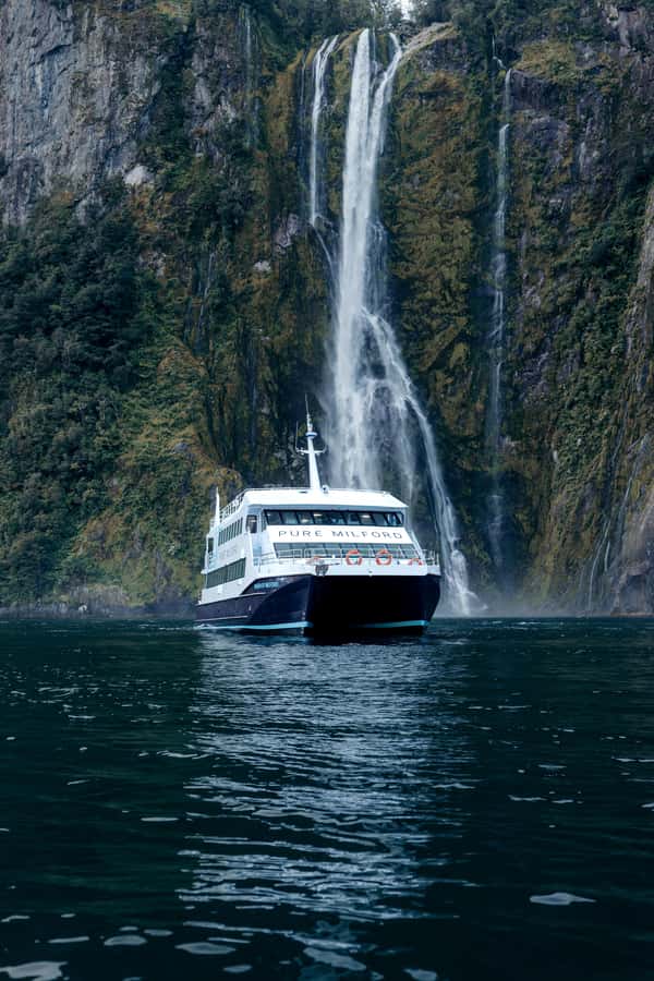 Milford Sound: Nature Cruise on a Modern Catamaran - A catamaran built for changing weather