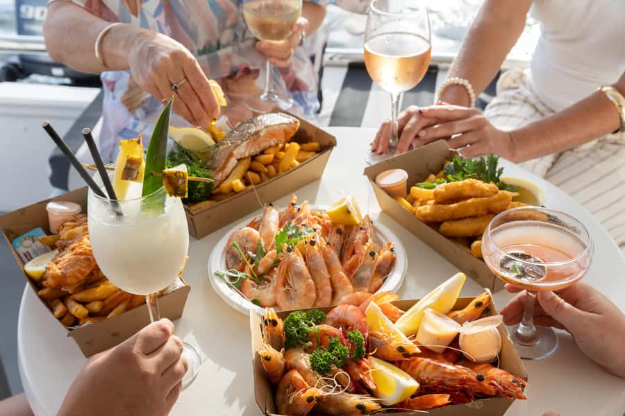 Mooloolaba: Seafood Lunch Cruise - Captain Shorty, Darren, and the onboard commentary