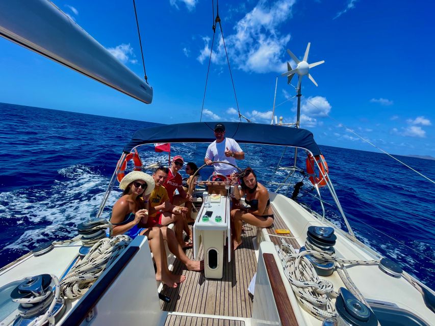 Morro Jable: Sailing Boat Excursion with Food and Drinks - What happens on the way back