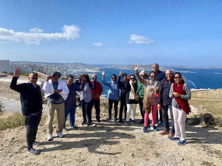 Mykonos: Shore Excursion with Cruise Ship Terminal Pickup - Walking, heat, wind, and group comfort