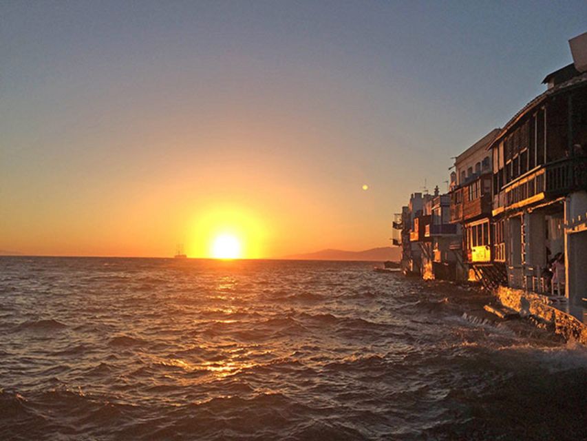 Mykonos: Sunset Cruise with Drinks - Anchoring for the Mykonian sunset