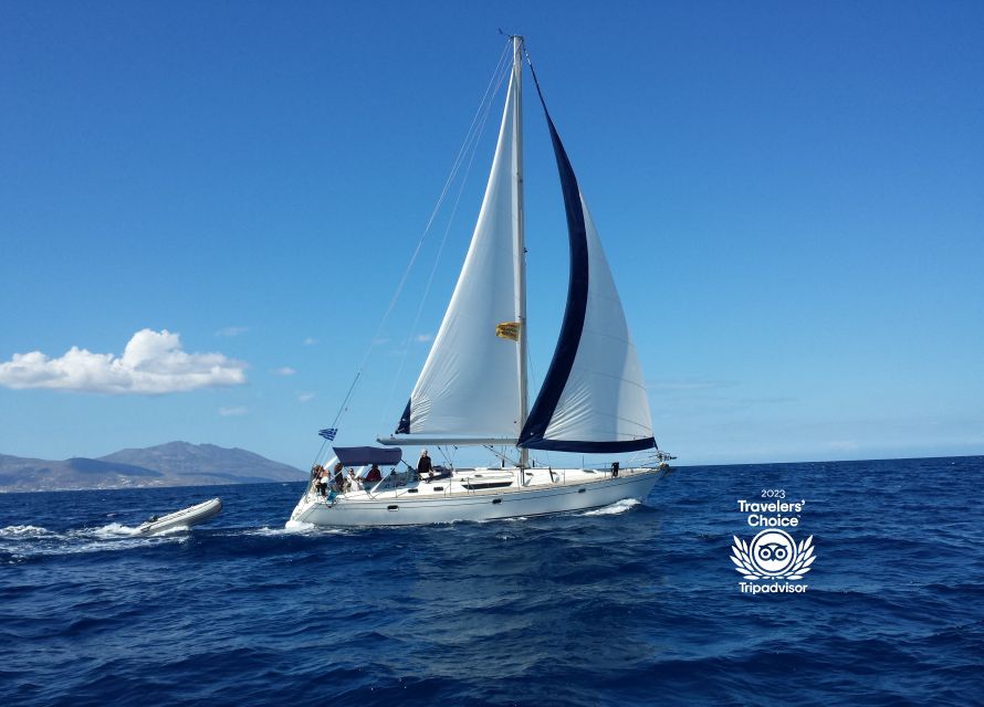 Mykonos: Yacht Cruise to Rhenia and Guided Tour of Delos - Sailing from Mykonos with Sunfos Alessia Yachting