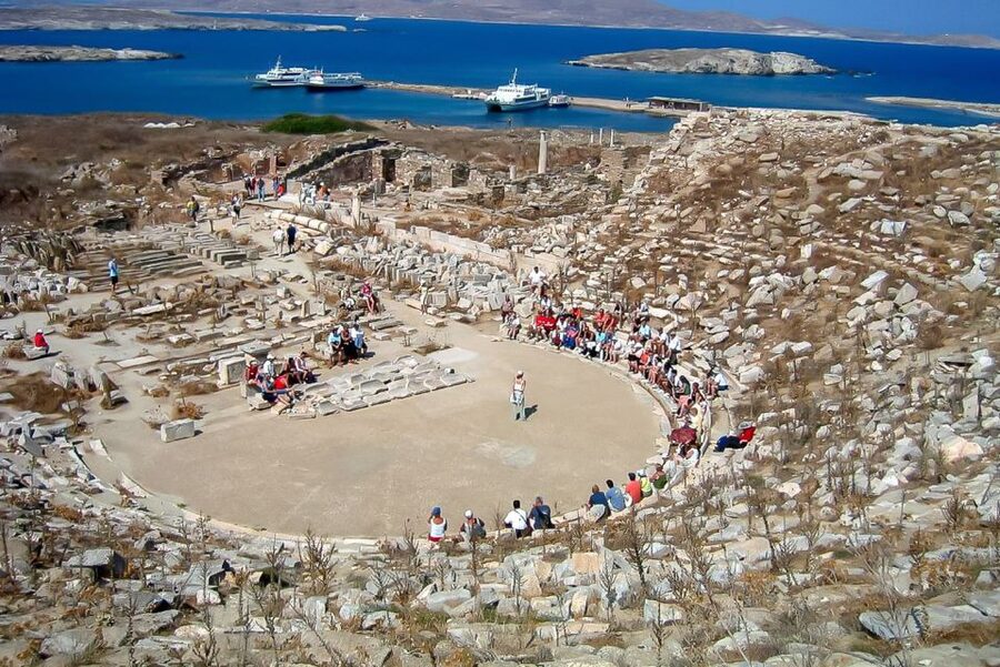 Mykonos: Yacht Cruise to Rhenia and Guided Tour of Delos - The return crossing can be the roughest part