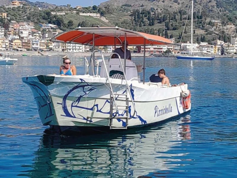 Naxos: Isola Bella, Blue Grotto, & Mazzarò Bay Boat Tour - The Isola Bella swim stop