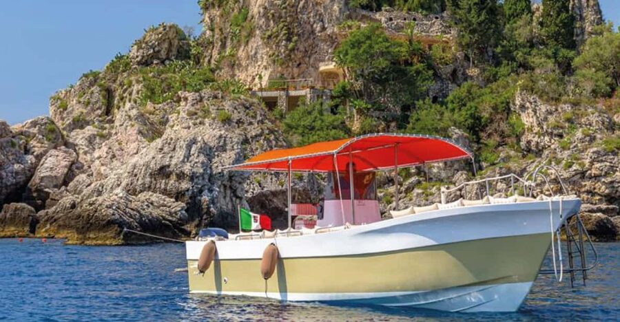 Naxos: Isola Bella, Blue Grotto, & Mazzarò Bay Boat Tour - What the crew adds to the ride
