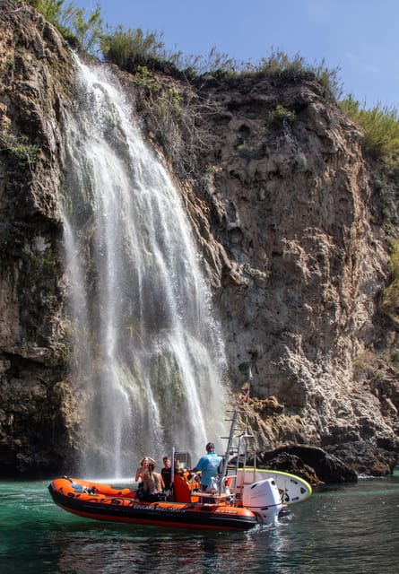 Nerja-Maro: Snorkeling & Sea Scooter Speedboat Trip - Getting fitted and learning the basics