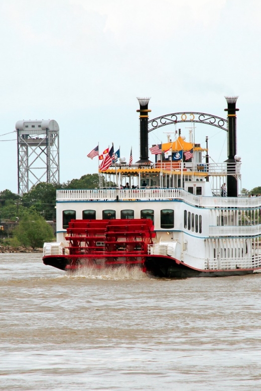 New Orleans: Creole Queen History Cruise with Optional Lunch - Returning by river after the shore visit