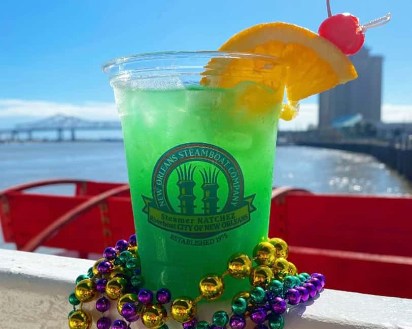 New Orleans: Daytime Steamboat Jazz Cruise + Optional Lunch - Drinks, Bars, and Photo Stops