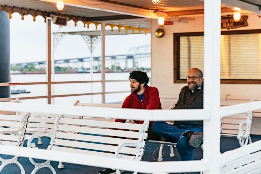 New Orleans: Evening Jazz Boat Cruise with Optional Dinner - The deck, cocktails, and city lights