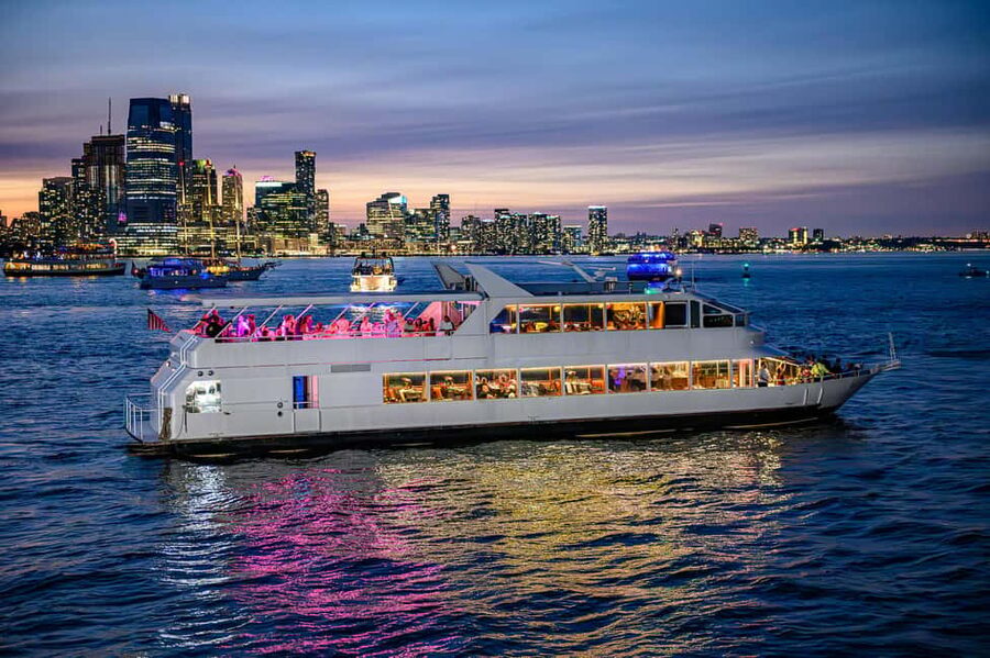 New York City: Gourmet Dinner Cruise with Live Music - What dinner includes, and what the $145 price means