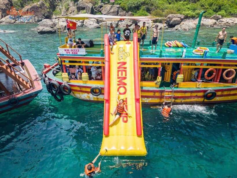Nha Trang: Hopping Tour, Snorkeling, Boat Party, & BBQ Lunch - 75 minutes around the coral reef
