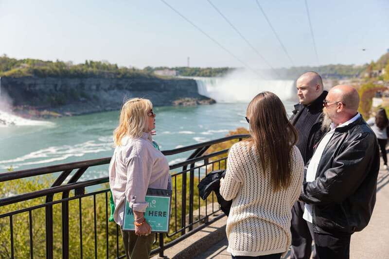 Niagara Falls: Boat Trip & Journey Behind the Falls Tour - The 19-story descent to the Niagara City Cruises boat