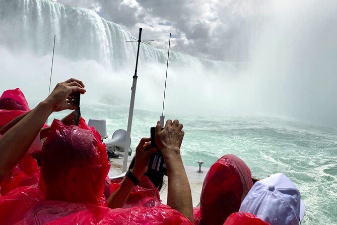 Niagara Falls Canada Day Tour From Toronto + Boat Cruise Option - Niagara City Cruises and the famous red raincoat