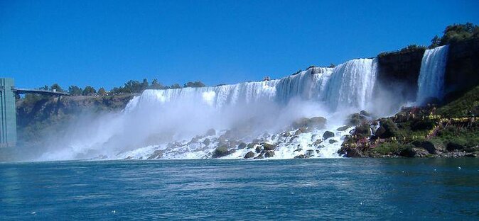 Niagara Falls Canadian Side Tour and Maid of the Mist Boat Ride Option - Skylon Tower puts the Falls in context