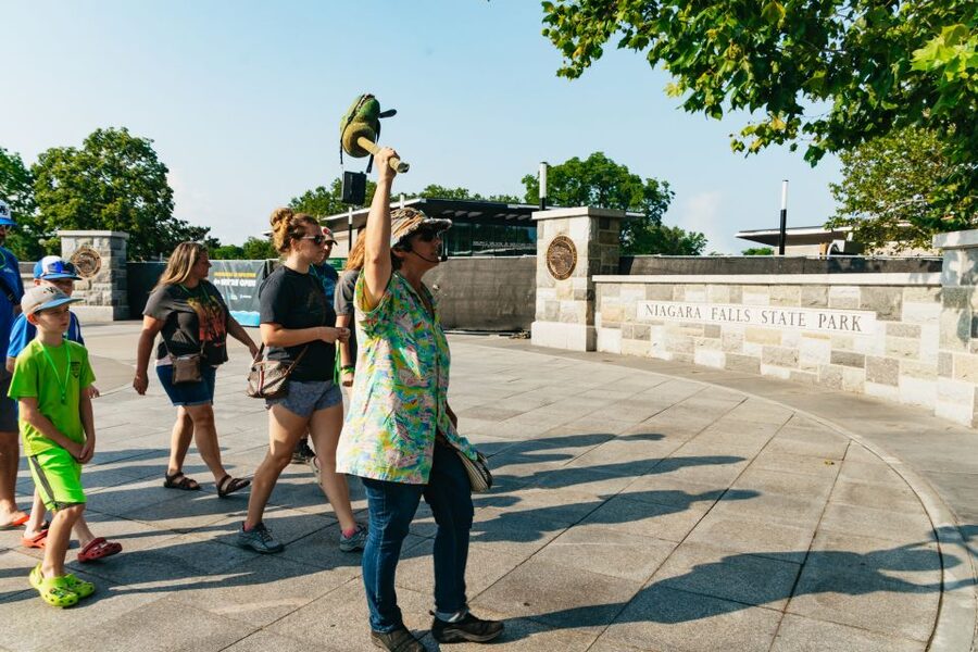 Niagara Falls: Cave of the Winds, Boat Ride, & Trolley Tour - Seeing all three waterfalls without a marathon walk