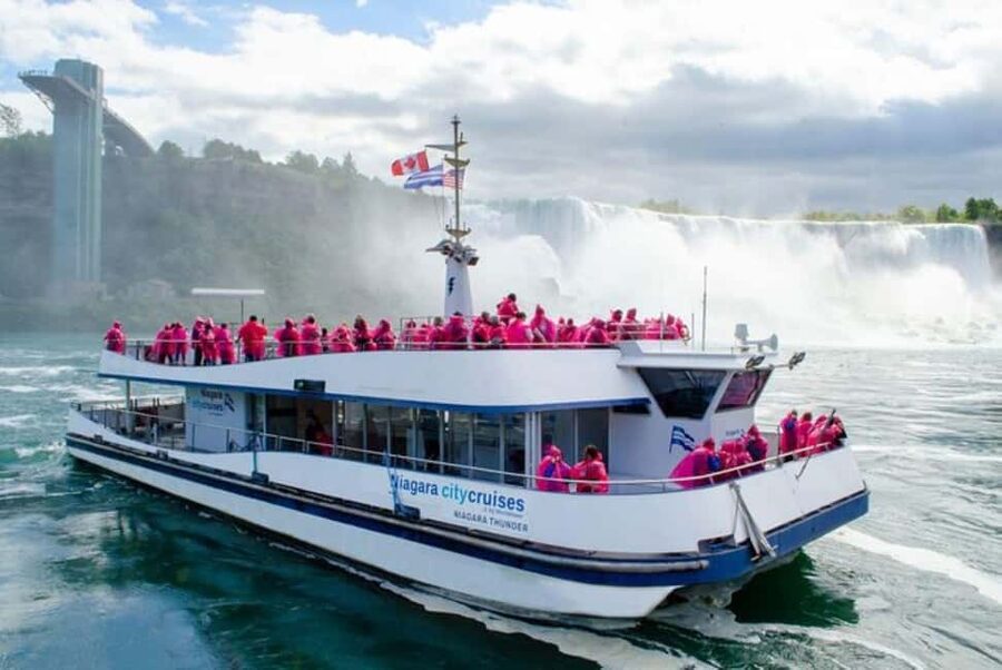 Niagara Falls Day Tour with Boat Ride & Journey Behind Falls - Pickup from Toronto and the long ride south
