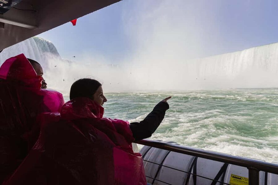 Niagara Falls: Early Access Boat & Journey Behind the Falls - The elevator ride into the gorge
