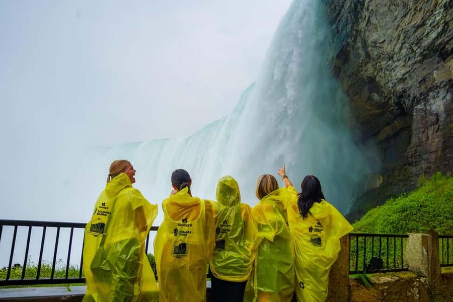 Niagara Falls Tour: Skylon, Journey Behind Falls & Boat Ride - The Falls Incline Railway and the walk toward the gorge