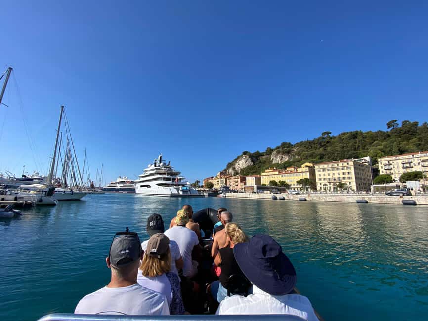 Nice: Coastline Boat Cruise to Monaco - Beaulieu-sur-Mer and the approach to La Mala