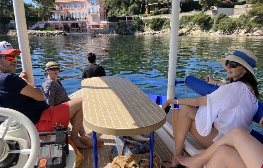 Nice: Private French Riviera Solar Boat Cruise - The one-hour route around the coast