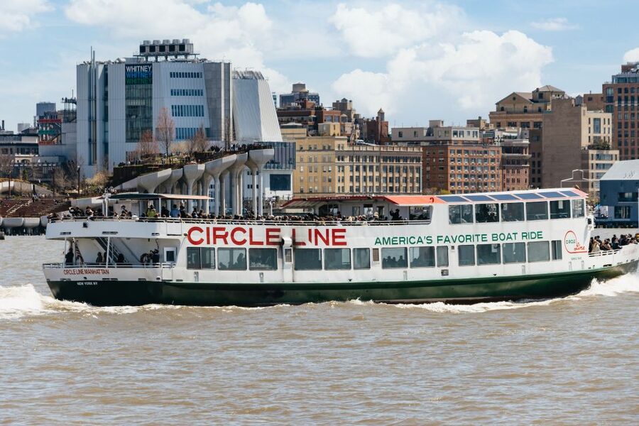 NYC: Circle Line 1.5-Hr Landmarks Skip-The-Box-Office Cruise - One World Observatory and the Lower Manhattan skyline