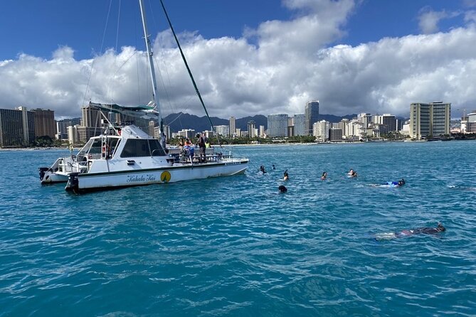 Oahu Catamaran Snorkel Tour: See Turtles 100% Guaranteed - The ride from Waikiki to Turtle Canyon